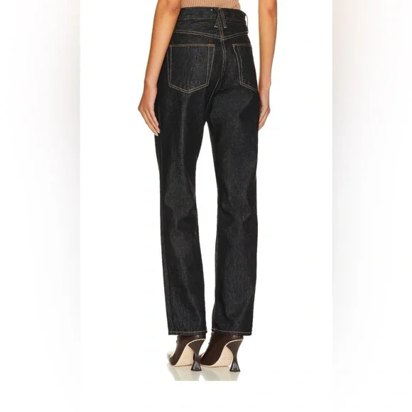 SLVRLAKE London Straight Leg Denim Jean in Empty Sky - Picture 2 of 3